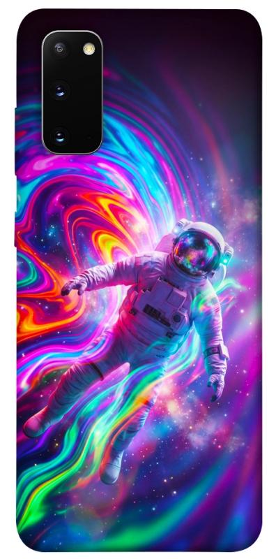 Чехол itsPrint Astronaut fly для Samsung Galaxy S20, космос, купить оптом с доставкой