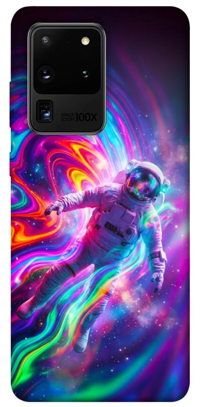 Чехол itsPrint Astronaut fly для Samsung Galaxy S20 Ultra, космос, купить оптом с доставкой