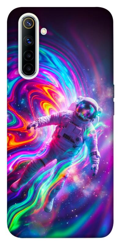 Чехол itsPrint Astronaut fly для Realme 6, космос, купить оптом с доставкой