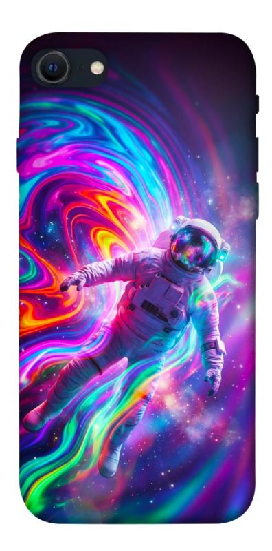 Чехол itsPrint Astronaut fly для Apple iPhone SE (2020), космос, купить оптом с доставкой
