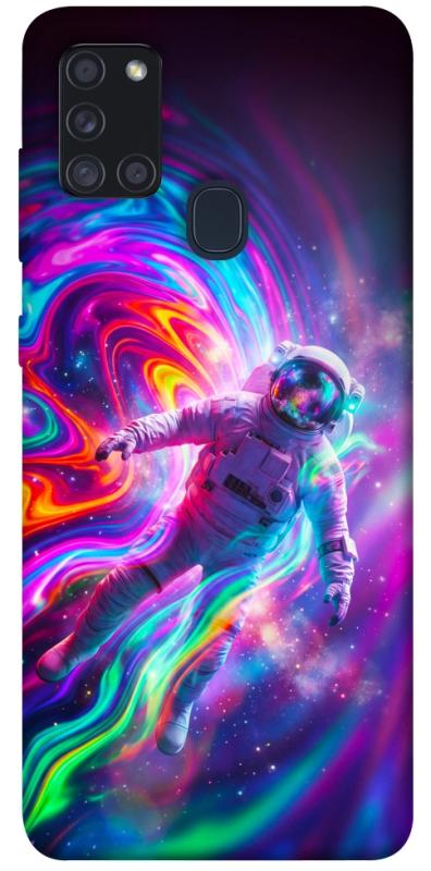 Чехол itsPrint Astronaut fly для Samsung Galaxy A21s, космос, купить оптом с доставкой