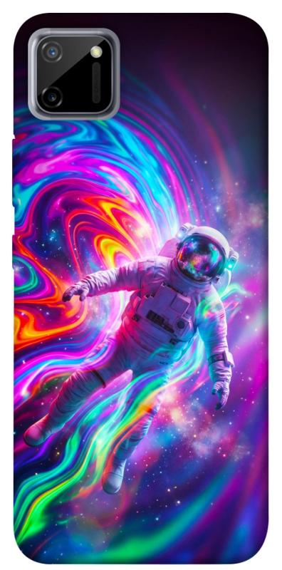 Чехол itsPrint Astronaut fly для Realme C11, космос, купить оптом с доставкой
