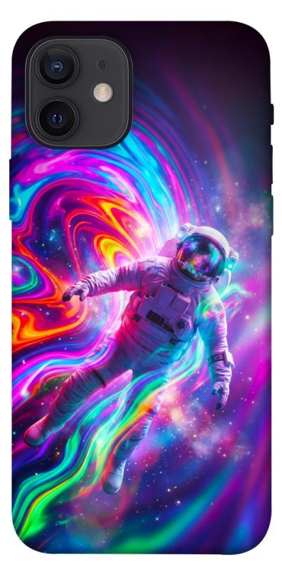 Чехол itsPrint Astronaut fly для Apple iPhone 12 Pro (6.1"), космос, купить оптом с доставкой