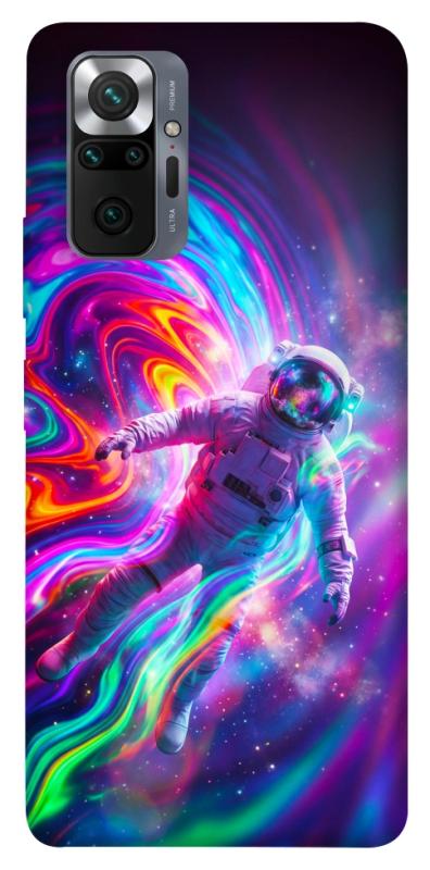 Чехол itsPrint Astronaut fly для Xiaomi Redmi Note 10 Pro, космос, купить оптом с доставкой