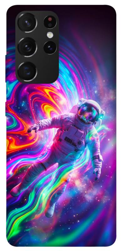 Чехол itsPrint Astronaut fly для Samsung Galaxy S21 Ultra, космос, купить оптом с доставкой