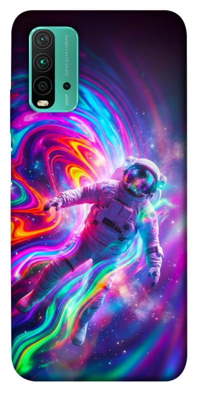 Чехол itsPrint Astronaut fly для Xiaomi Redmi Note 9 4G / Redmi 9 Power / Redmi 9T, космос, купить оптом с доставкой