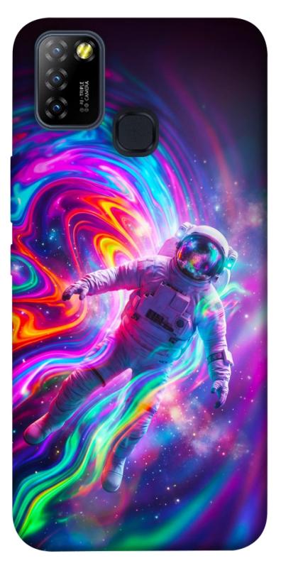 Чехол itsPrint Astronaut fly для Infinix Hot 10 Lite, космос, купить оптом с доставкой