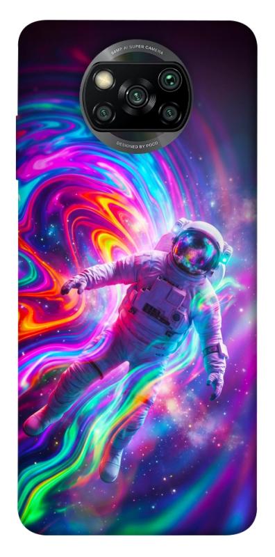 Чехол itsPrint Astronaut fly для Xiaomi Poco X3 NFC / Poco X3 Pro, космос, купить оптом с доставкой