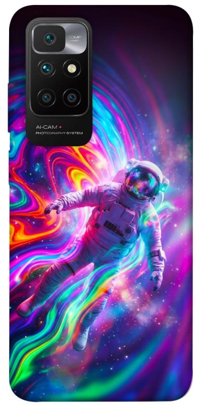 Чехол itsPrint Astronaut fly для Xiaomi Redmi 10, космос, купить оптом с доставкой