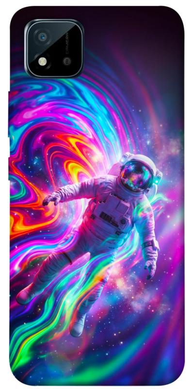 Чехол itsPrint Astronaut fly для Realme C11 (2021), космос, купить оптом с доставкой