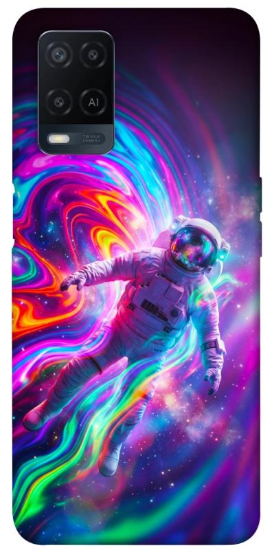 Чехол itsPrint Astronaut fly для Oppo A16s / A16, космос, купить оптом с доставкой