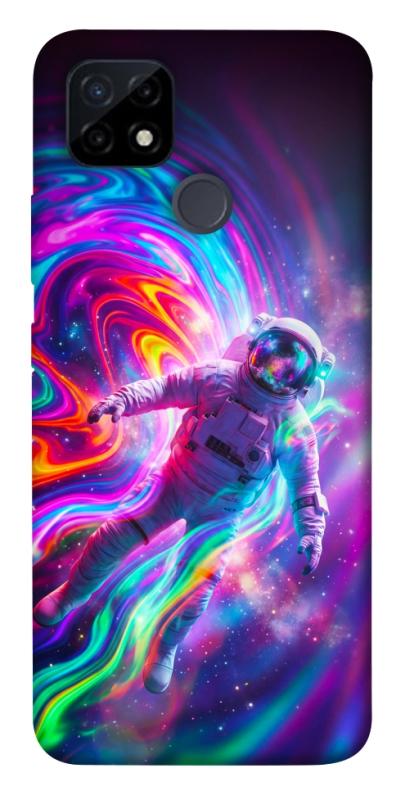 Чехол itsPrint Astronaut fly для Realme C21Y, космос, купить оптом с доставкой