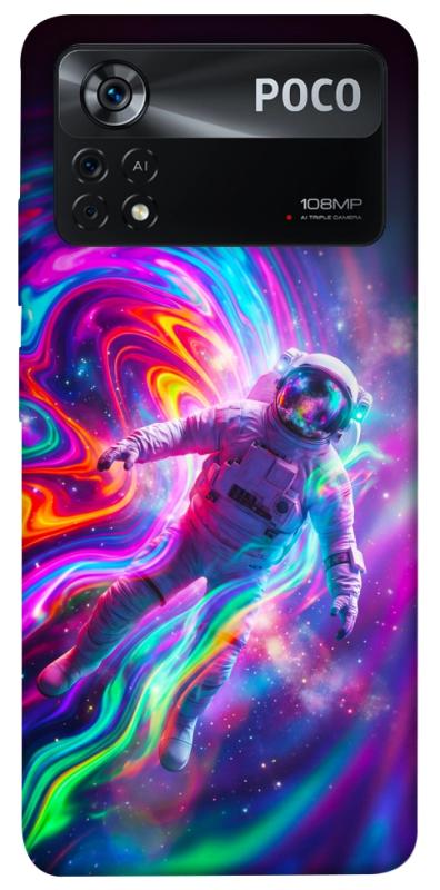 Чехол itsPrint Astronaut fly для Xiaomi Poco X4 Pro 5G, космос, купить оптом с доставкой