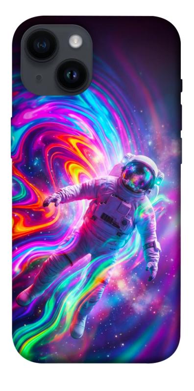 Чехол itsPrint Astronaut fly для Apple iPhone 14 (6.1"), космос, купить оптом с доставкой