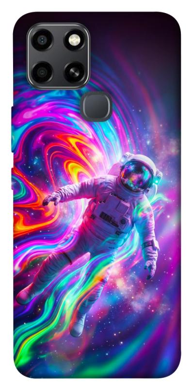 Чехол itsPrint Astronaut fly для Infinix Smart 6, космос, купить оптом с доставкой