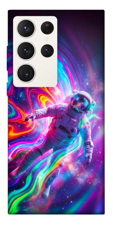 Чехол itsPrint Astronaut fly для Samsung Galaxy S23 Ultra, космос, купить оптом с доставкой