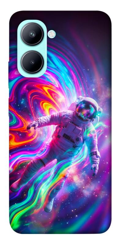 Чехол itsPrint Astronaut fly для Realme C33, космос, купить оптом с доставкой