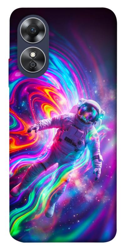 Чехол itsPrint Astronaut fly для Oppo A17, космос, купить оптом с доставкой