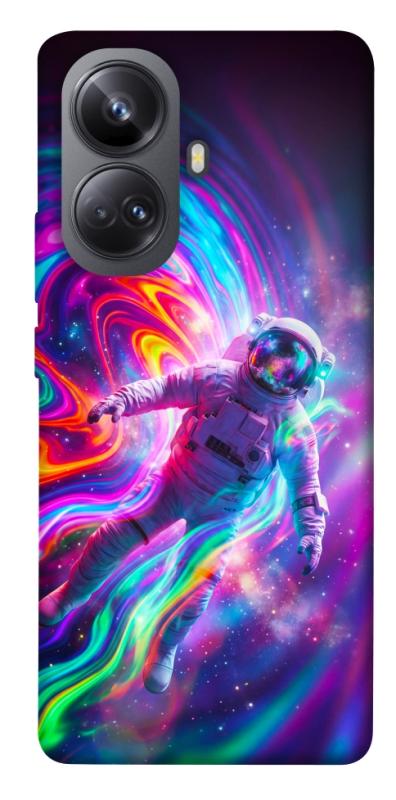 Чехол itsPrint Astronaut fly для Realme 10 Pro+, космос, купить оптом с доставкой