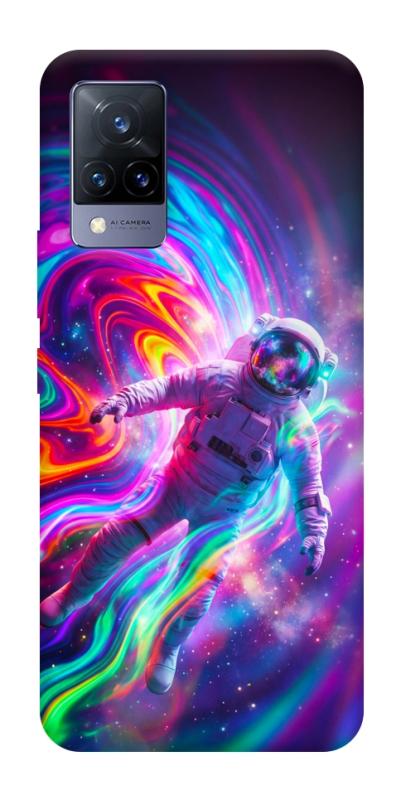 Чохол itsPrint Astronaut fly для Vivo V21, космос, купити оптом з доставкою