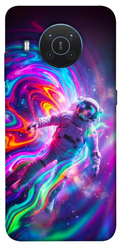 Чехол itsPrint Astronaut fly для Nokia X10 / X20, космос, купить оптом с доставкой