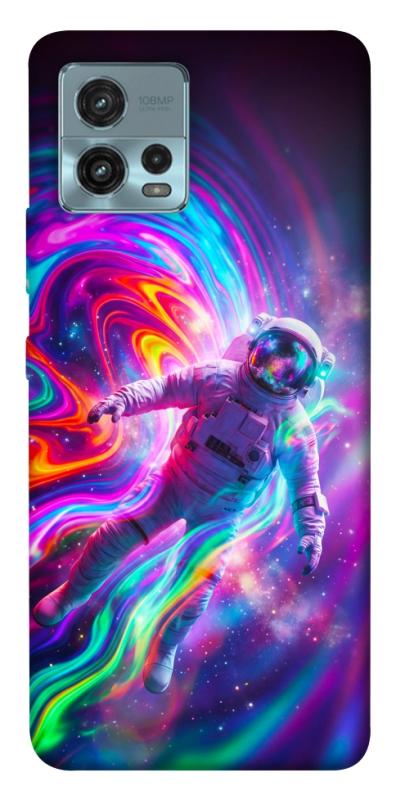 Чехол itsPrint Astronaut fly для Motorola Moto G72, космос, купить оптом с доставкой