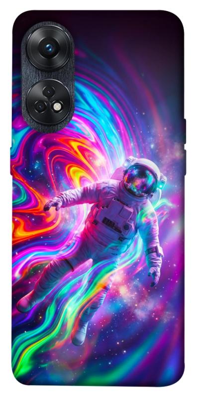 Чехол itsPrint Astronaut fly для Oppo Reno 8 T 4G, космос, купить оптом с доставкой