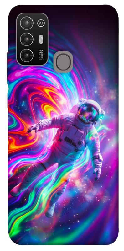 Чехол itsPrint Astronaut fly для ZTE Blade A52, космос, купить оптом с доставкой