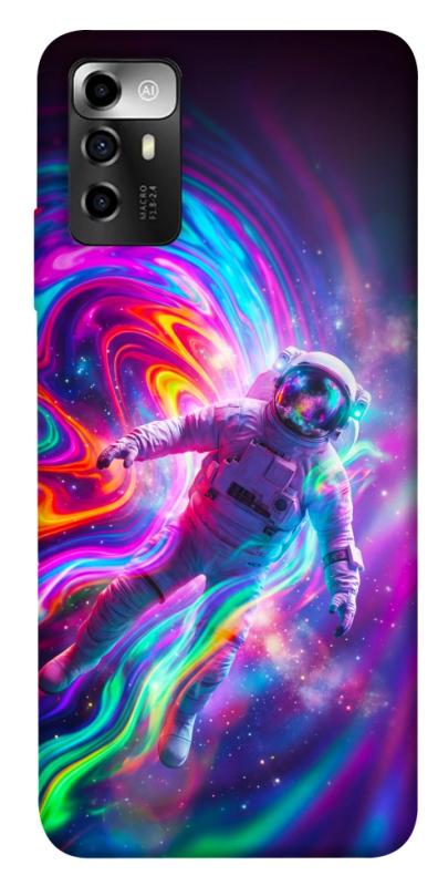 Чехол itsPrint Astronaut fly для ZTE Blade A72, космос, купить оптом с доставкой