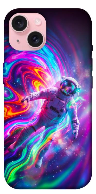 Чехол itsPrint Astronaut fly для Apple iPhone 15 (6.1"), космос, купить оптом с доставкой