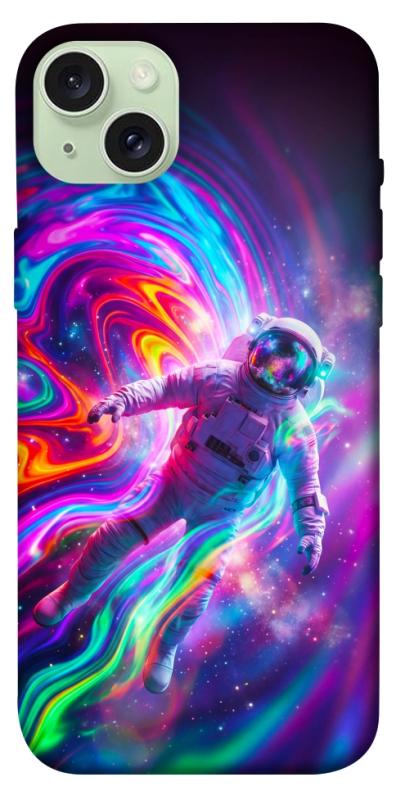 Чехол itsPrint Astronaut fly для Apple iPhone 15 Plus (6.7"), космос, купить оптом с доставкой