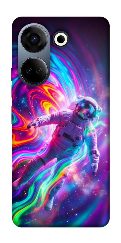 Чехол itsPrint Astronaut fly для TECNO Camon 20 Pro (CK7n), космос, купить оптом с доставкой