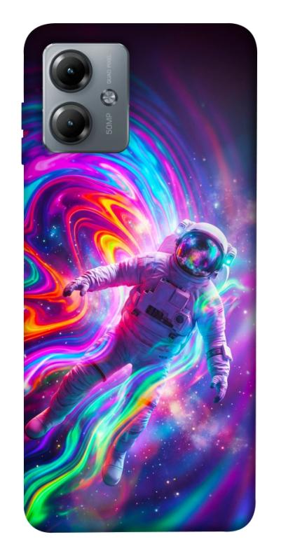 Чехол itsPrint Astronaut fly для Motorola Moto G14, космос, купить оптом с доставкой