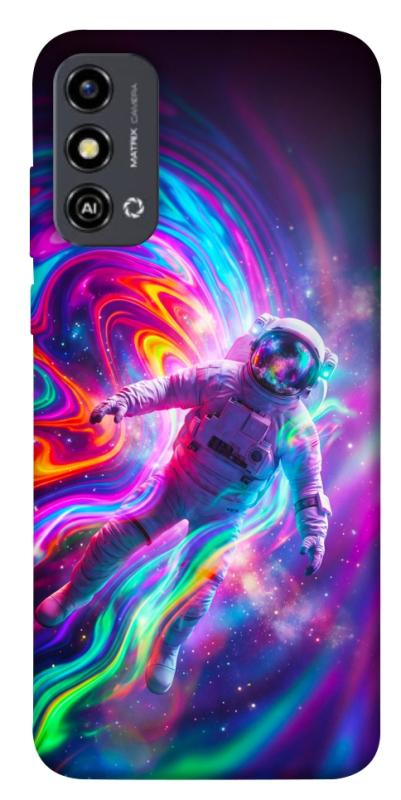 Чехол itsPrint Astronaut fly для ZTE Blade A53, космос, купить оптом с доставкой
