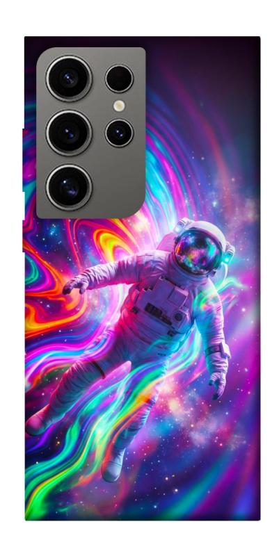 Чехол itsPrint Astronaut fly для Samsung Galaxy S24 Ultra, космос, купить оптом с доставкой