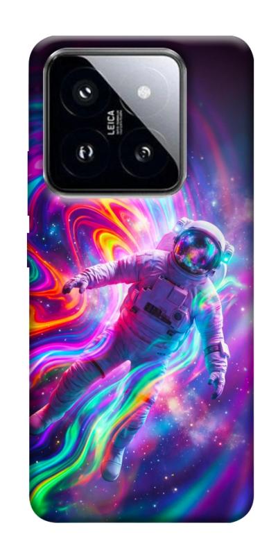 Чохол itsPrint Astronaut fly для Xiaomi 14 Pro, космос, купити оптом з доставкою