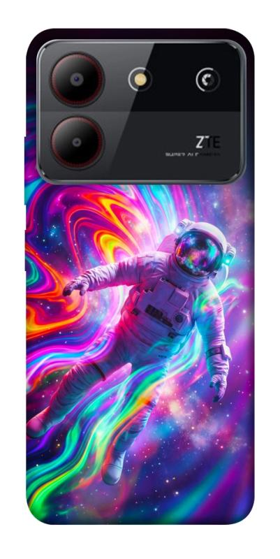 Чехол itsPrint Astronaut fly для ZTE Blade A54 4G, космос, купить оптом с доставкой