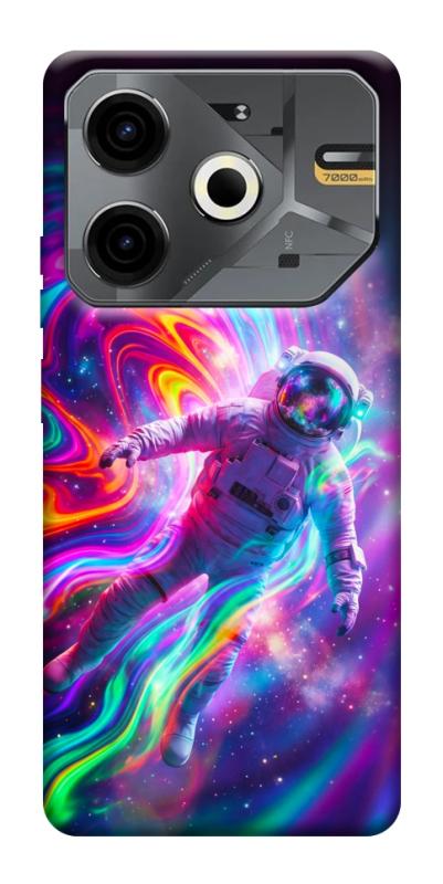 Чехол itsPrint Astronaut fly для TECNO Pova 6 Neo (LI6), космос, купить оптом с доставкой