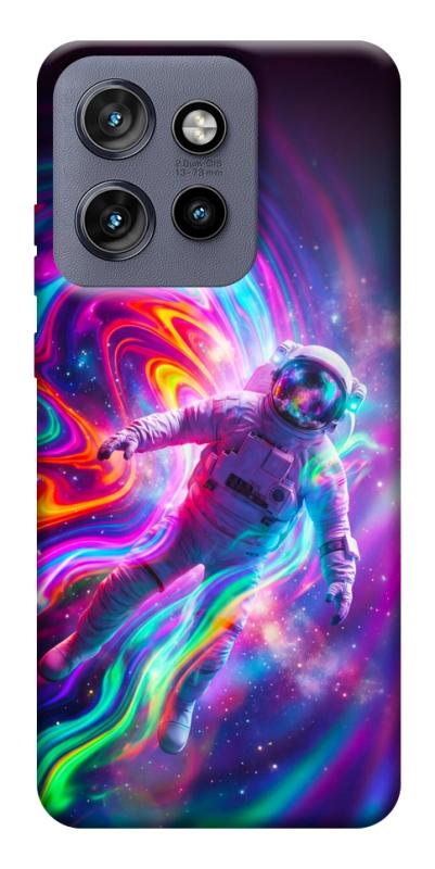 Чехол itsPrint Astronaut fly для Motorola Edge 50 Neo, космос, купить оптом с доставкой