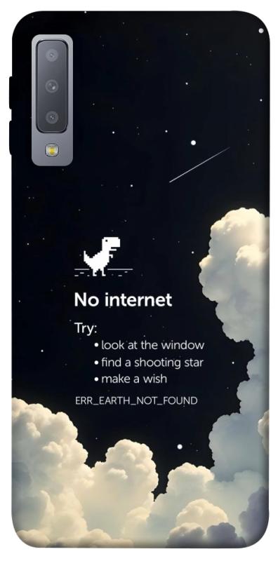 Чехол itsPrint Earth not found для Samsung A750 Galaxy A7 (2018), космос, купить оптом с доставкой