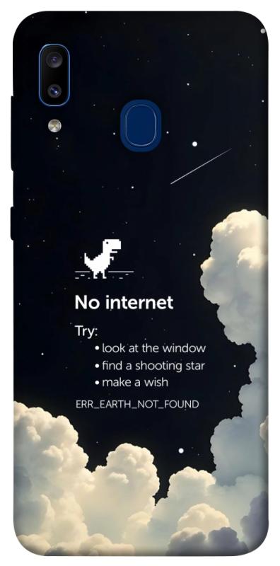 Чехол itsPrint Earth not found для Samsung Galaxy A20 / A30, космос, купить оптом с доставкой