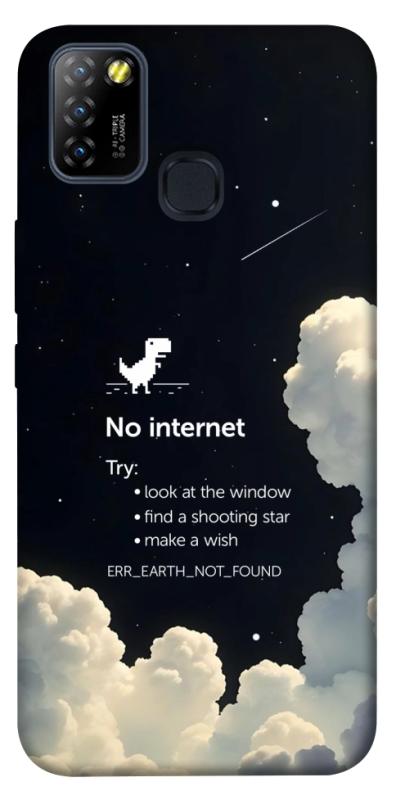 Чехол itsPrint Earth not found для Infinix Hot 10 Lite, космос, купить оптом с доставкой