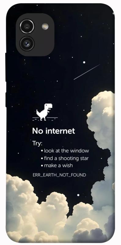 Чохол itsPrint Earth not found для Samsung Galaxy A03, космос, купити оптом з доставкою
