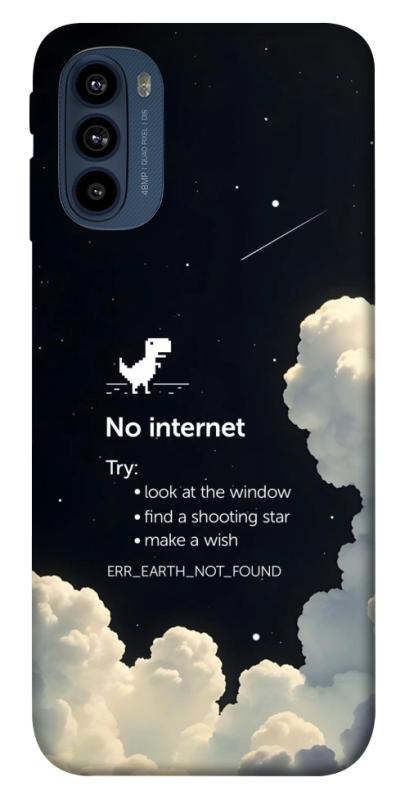 Чехол itsPrint Earth not found для Motorola Moto G41, космос, купить оптом с доставкой