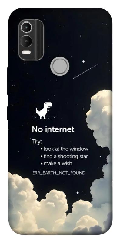 Чехол itsPrint Earth not found для Nokia C21 Plus, космос, купить оптом с доставкой