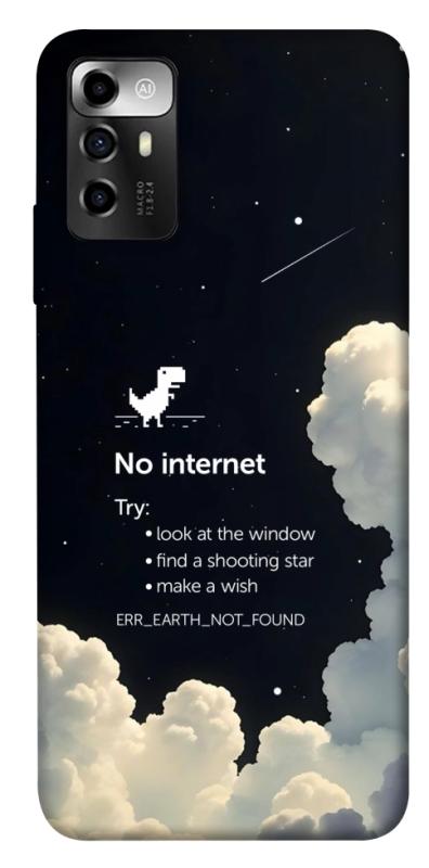 Чехол itsPrint Earth not found для ZTE Blade A72, космос, купить оптом с доставкой