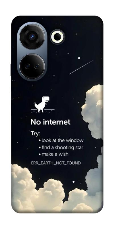 Чехол itsPrint Earth not found для TECNO Camon 20 Pro (CK7n), космос, купить оптом с доставкой