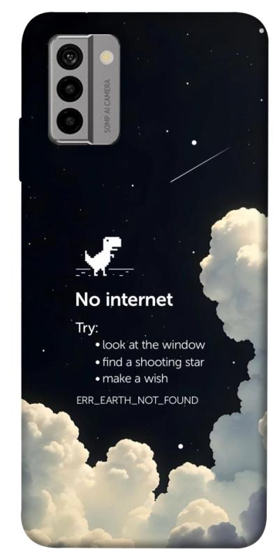 Чехол itsPrint Earth not found для Nokia G22, космос, купить оптом с доставкой