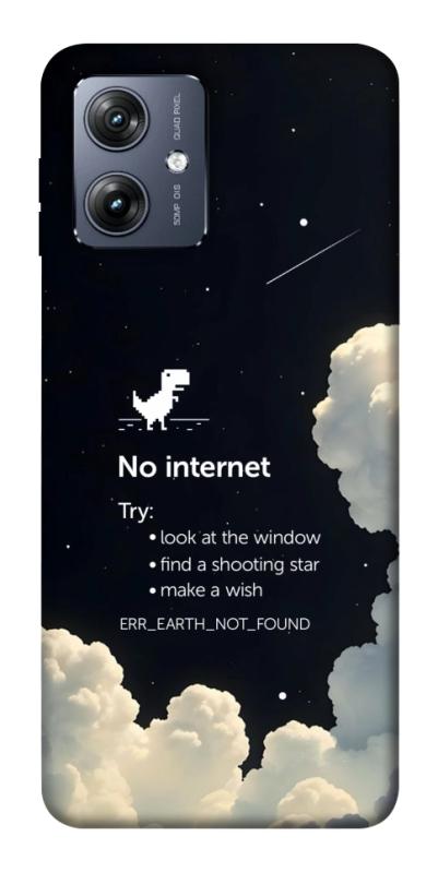 Чехол itsPrint Earth not found для Motorola Moto G54, космос, купить оптом с доставкой