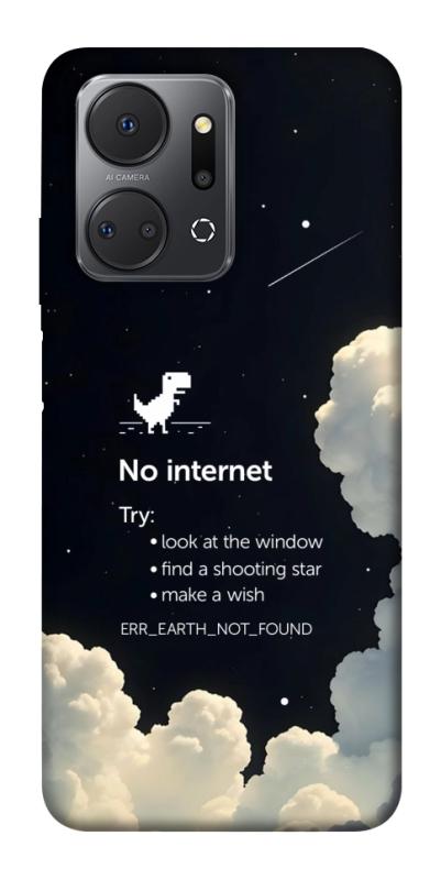 Чехол itsPrint Earth not found для Huawei Honor X7a, космос, купить оптом с доставкой